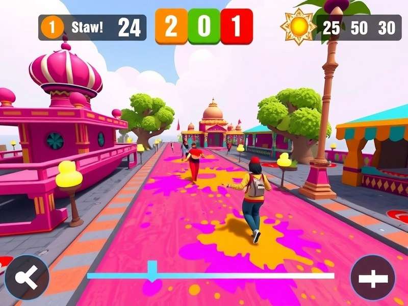 Holi Quick Rush cultural elements and traditional designs