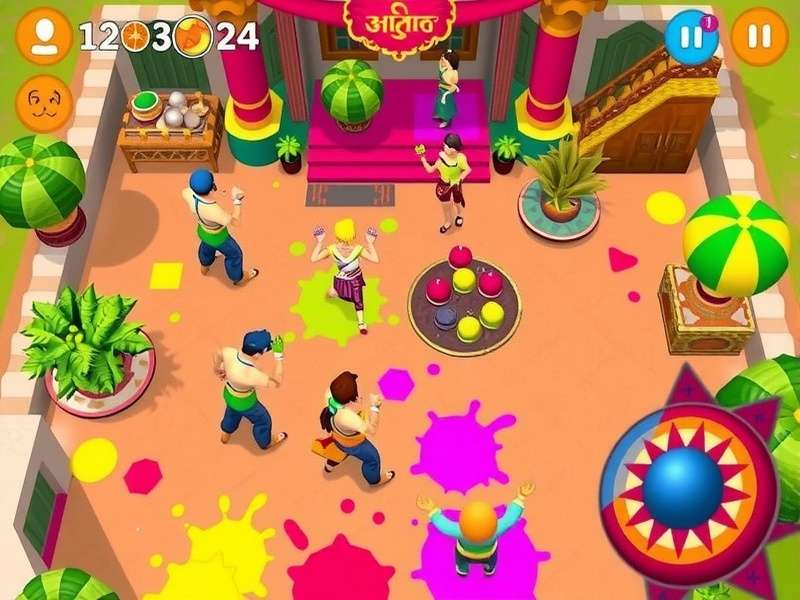 Holi Quick Rush community events and player interactions